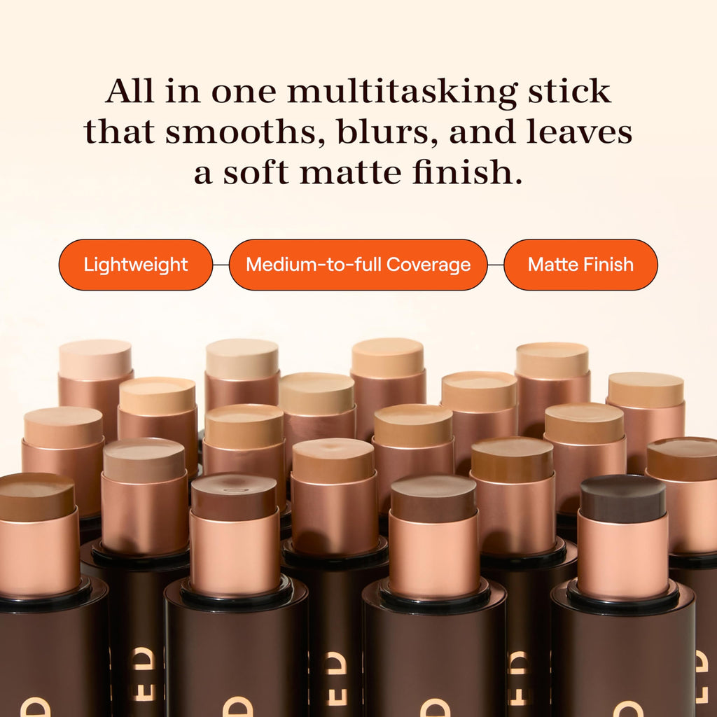 Live Tinted HUESTICK Complexion Stick - Shade 02 | Medium-to-Full Buildable Coverage, Soft Matte Finish
