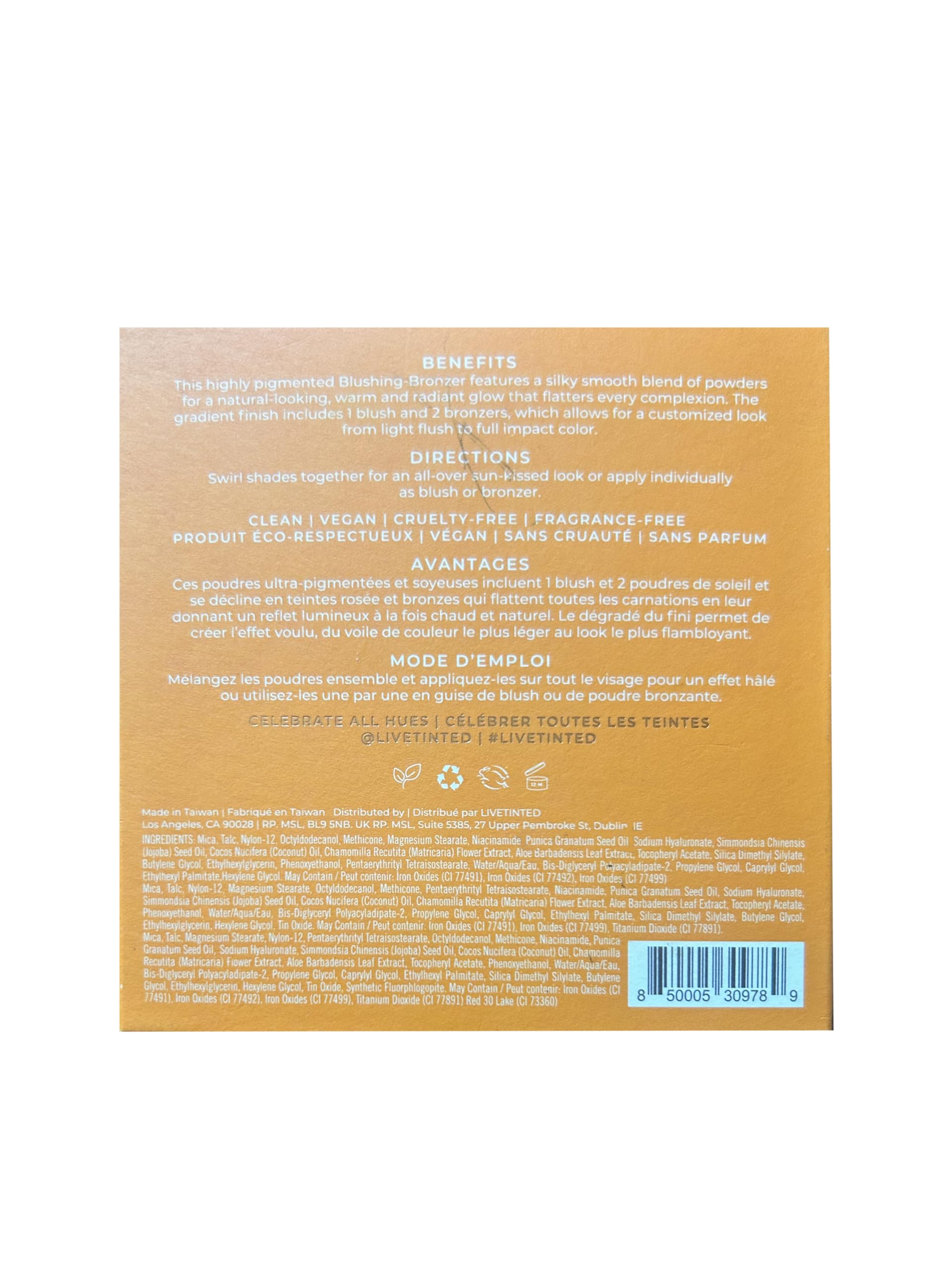 Live Tinted Huebeam Jumbo Gradient Blushing Bronzer – Buildable Hydrating Glow (15g)
