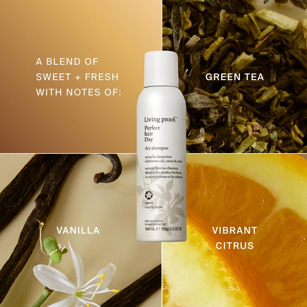 Living Proof Dry Shampoo – Perfect Hair Day, Limited Edition Vanilla Scent, 5.5 oz