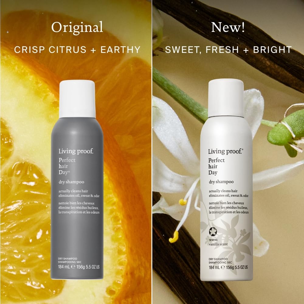 Living Proof Dry Shampoo – Perfect Hair Day, Limited Edition Vanilla Scent, 5.5 oz