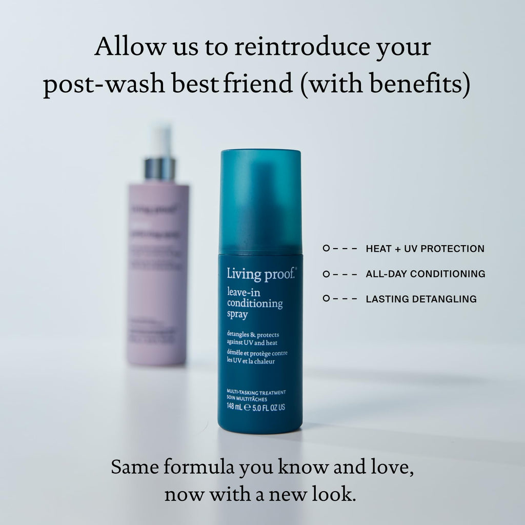 Living Proof Leave-In Conditioning Spray | Weightless Detangler + Heat & UV Protection for All Hair Types