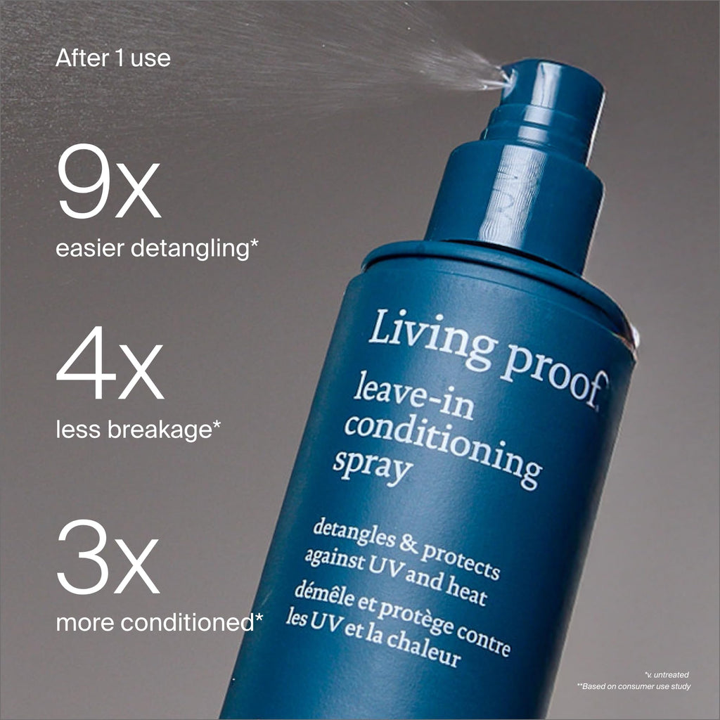 Living Proof Leave-In Conditioning Spray | Weightless Detangler + Heat & UV Protection for All Hair Types