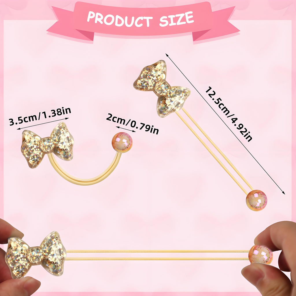 LIYAZHIL 12Pcs Ball Charm Hair Ties for Little Girls – Colorful Camellia Bead Bands