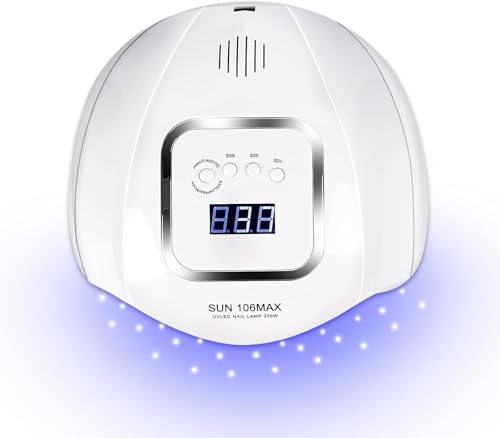 LKE 54W UV LED Nail Lamp – 18 Beads, 3 Timers & Auto Sensor