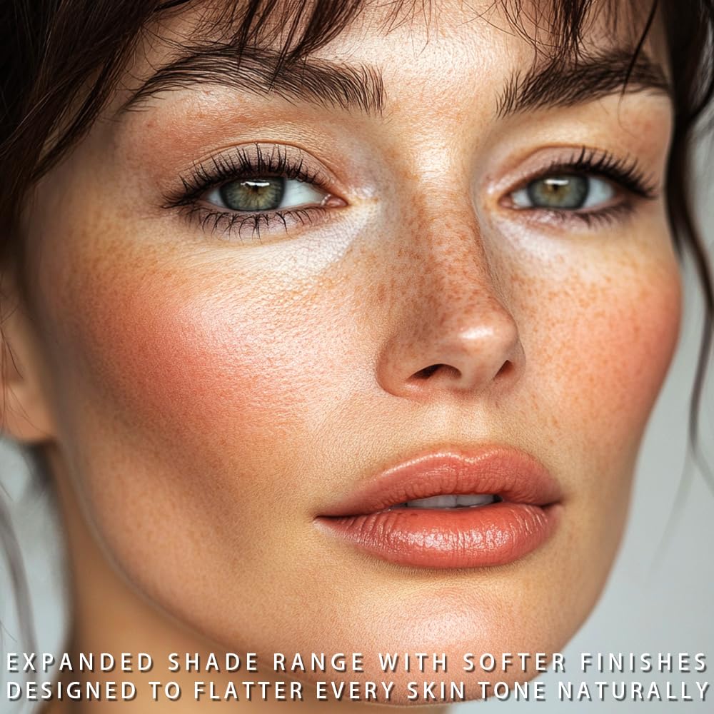 Llasido Baked Face Palette for Mature Skin | Velvet Texture, Vegan & Cruelty-Free, Travel-Ready