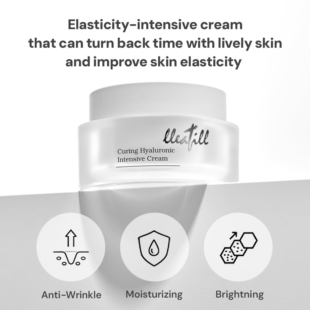 lleafill Curing Hyaluronic Intensive Cream – Anti-Aging Moisturizer with Ceramide & Niacinamide | 50ml