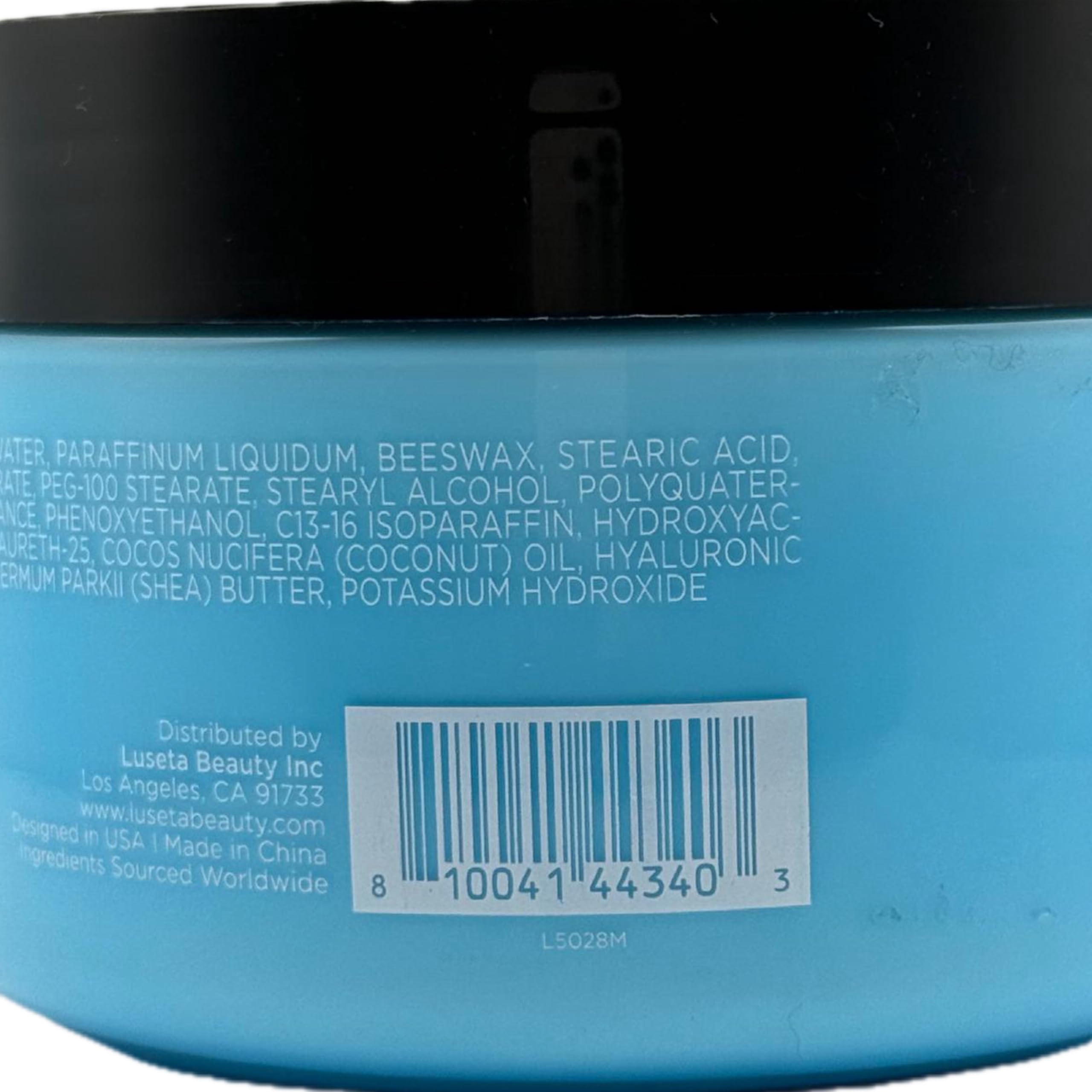 L LUSETA Coconut Milk & Hyaluronic Acid Body Butter – Hydrating, Non-Greasy Moisturizer, 16.9 oz