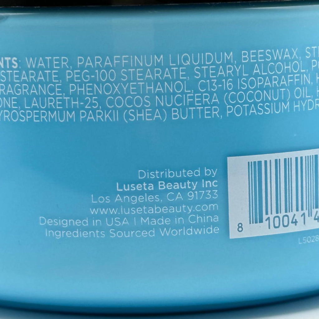 L LUSETA Coconut Milk & Hyaluronic Acid Body Butter – Hydrating, Non-Greasy Moisturizer, 16.9 oz