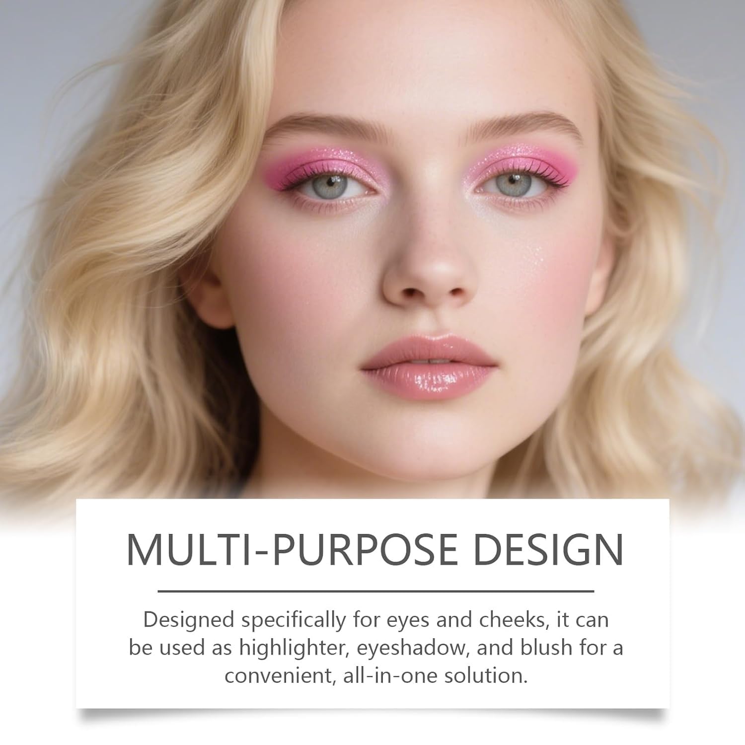 Lmoy Eye & Cheek Palette – 4-in-1 Eyeshadow & Highlighter with Detachable Brush