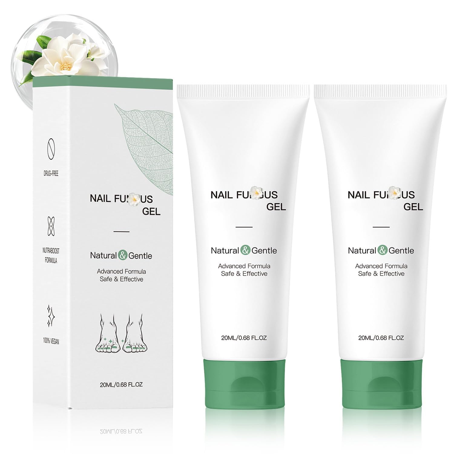 Lmoy 2PCS Nail Repair Gel & Nail Growth Cream – Multi-Purpose Nail Care