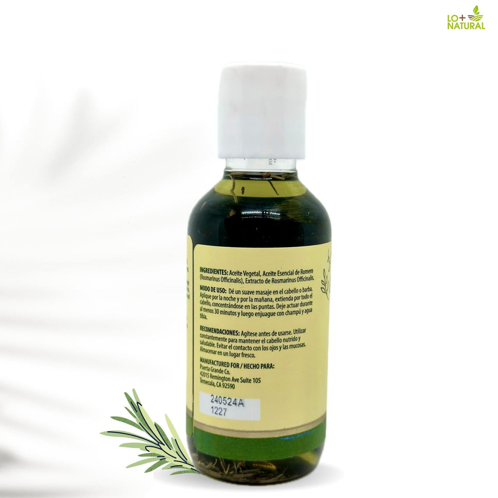 LO+NATURAL Rosemary & Aloe Shampoo De Romero & Sabila – Organic, Huichol Heritage