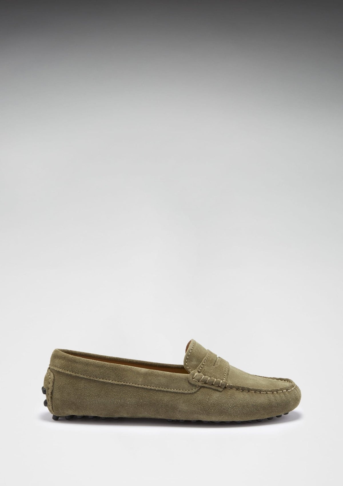 Women's Penny Driving Loafers, truffle suede