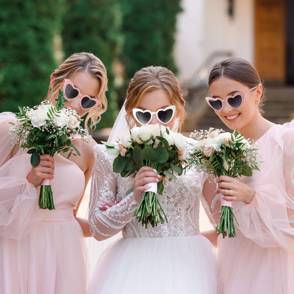 Loanzeg Bridesmaid Hair Claws & Scrunchies – 16-Piece Champagne Set