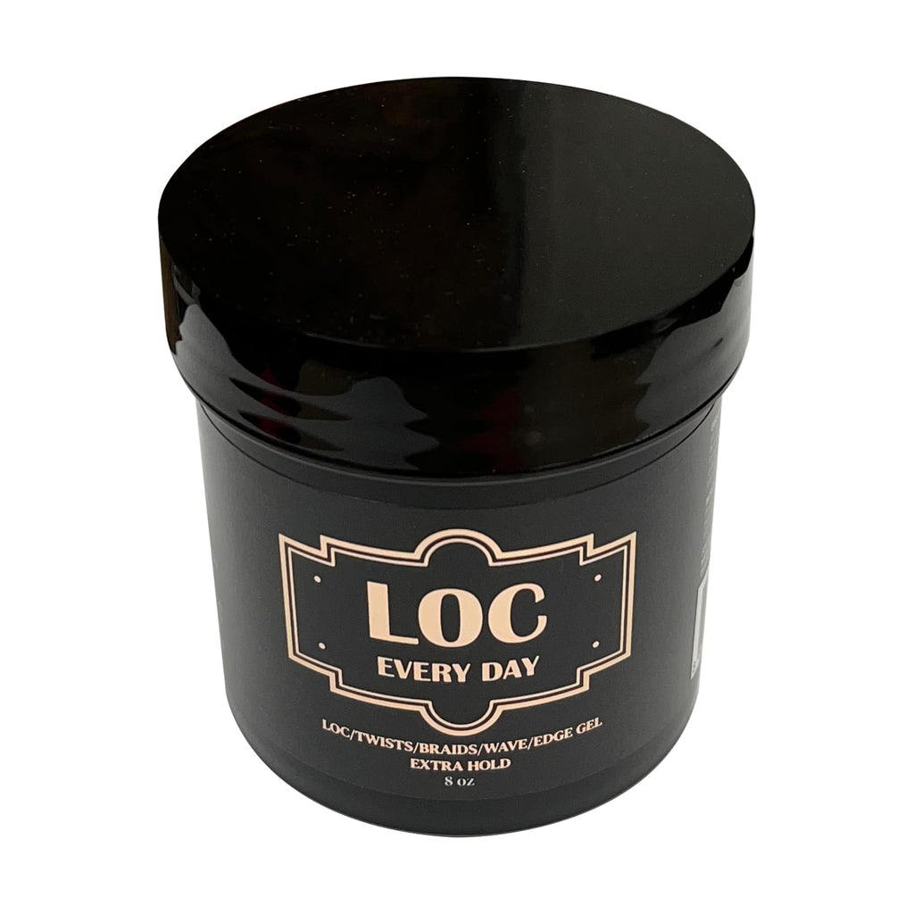 LOC EVERY DAY Braid Gel | Extreme Hold (8 oz) – Smooths Frizz, Defines Edges, High Shine