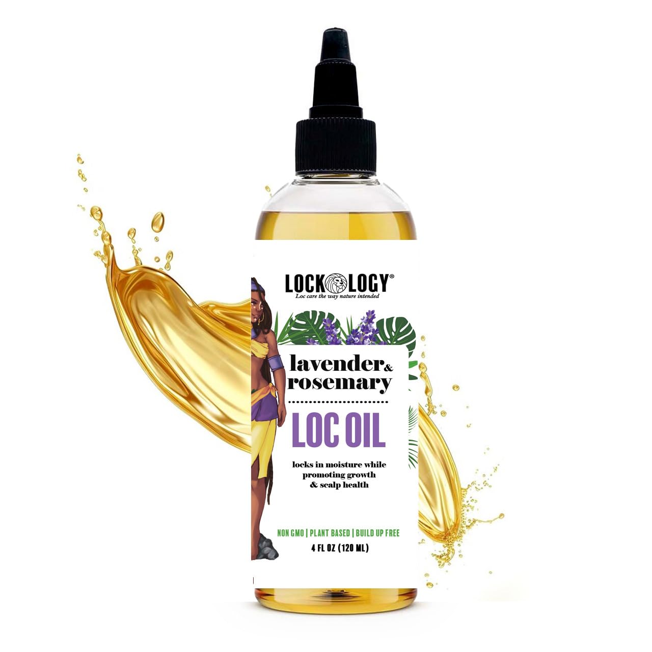 Lockology Lavender & Rosemary Loc Oil for Dreadlocks | Growth & Moisture