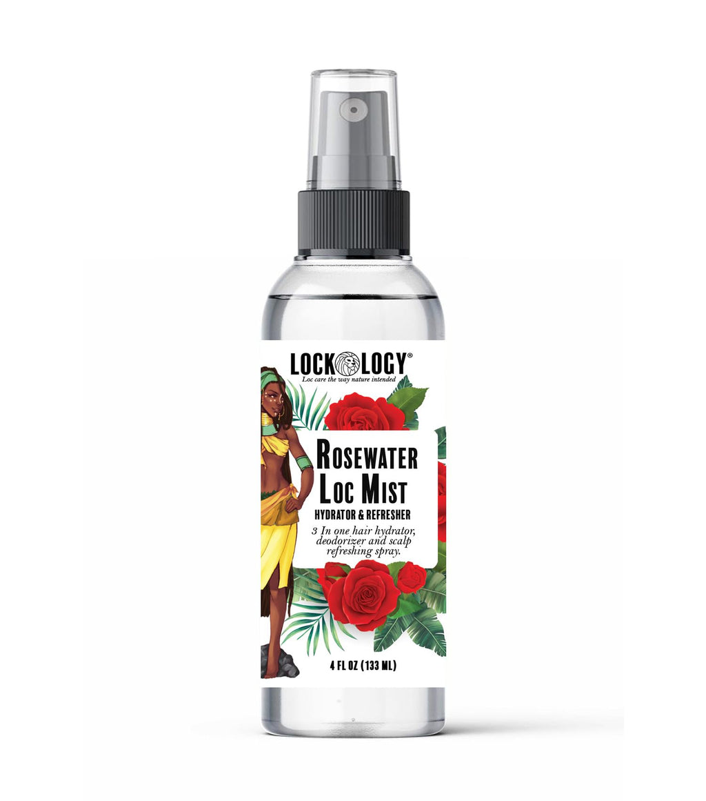 Lockology Rose Water for Locs — Hydrating Locs Spray & Moisturizer