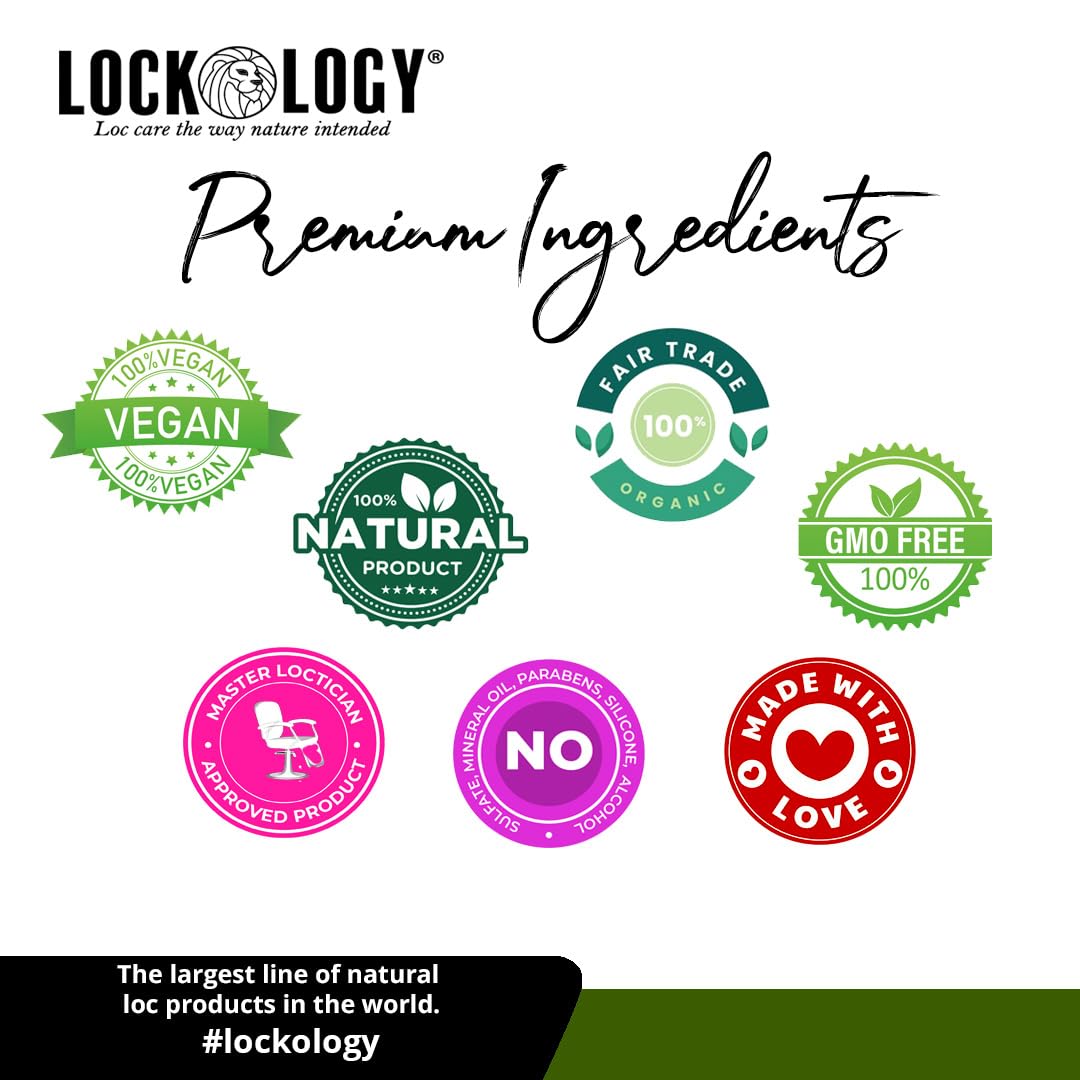 Lockology Rose Water for Locs — Hydrating Locs Spray & Moisturizer