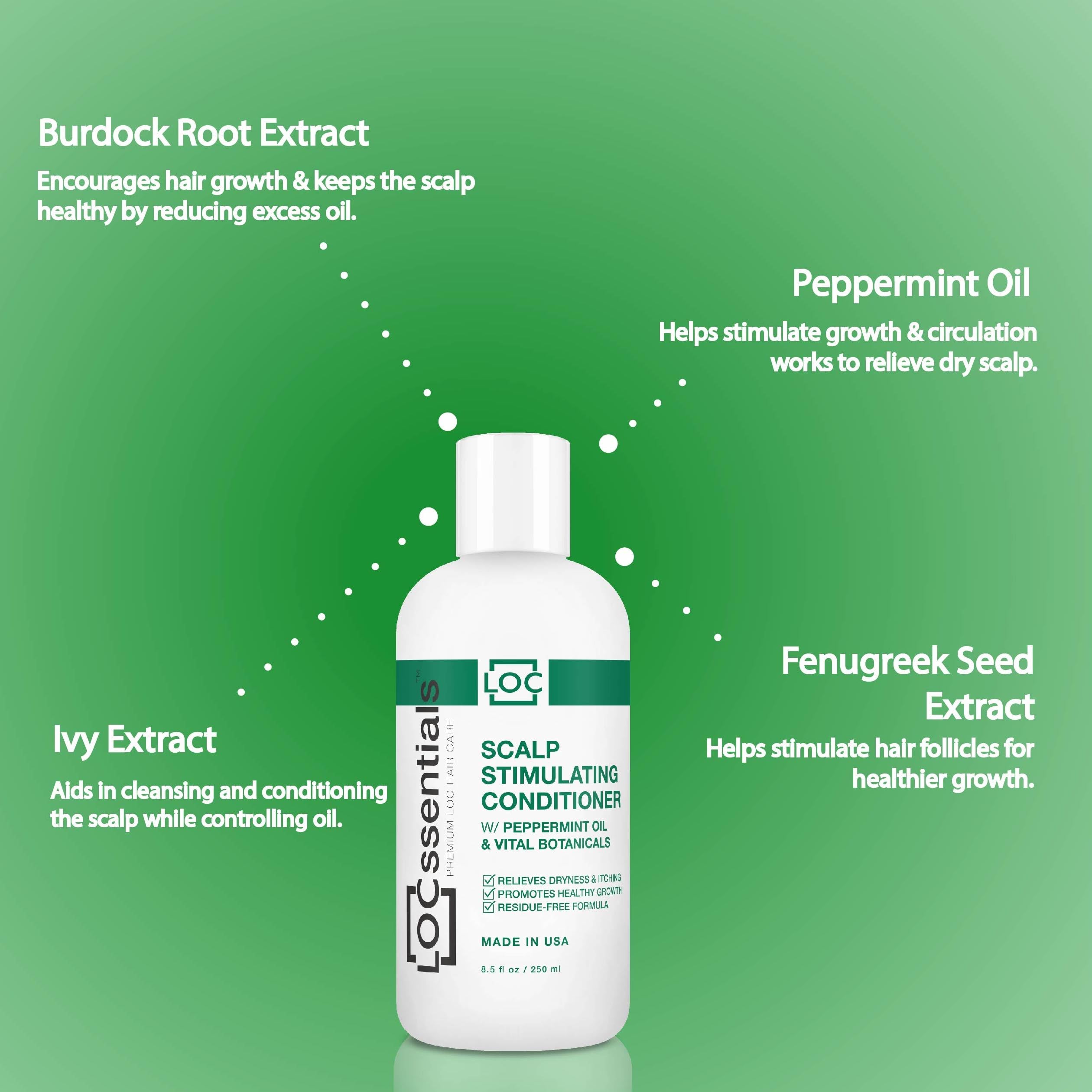 LOCssentials Scalp Stimulating Conditioner for Dreadlocks – Peppermint & Botanicals – Silicone-Free
