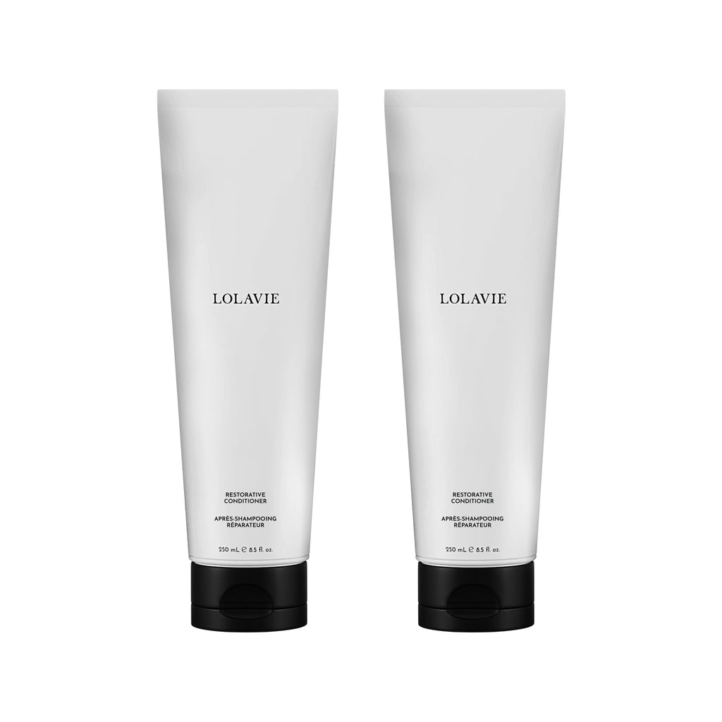 LolaVie Restorative Conditioner - 2 Pack, 8.5 oz | Hydrates, Strengthens & Frizz Control | Color Safe