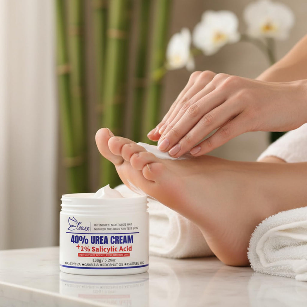 LOLX Urea Cream 40% + Salicylic Acid 2% – Deep Hydration for Feet and Dry Skin (5.29 oz)