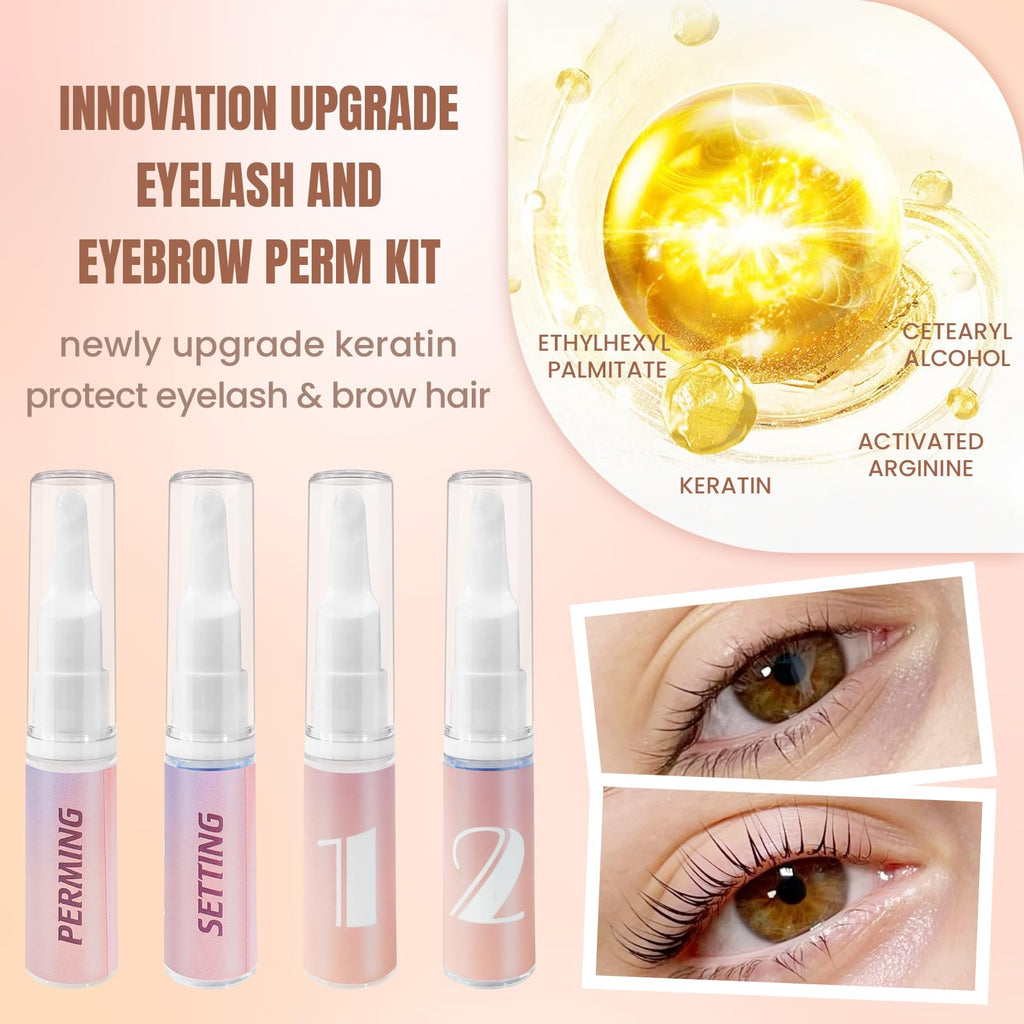 Lomansa Eyelash Lift Kit | At-Home Lash Perm with Natural Curls