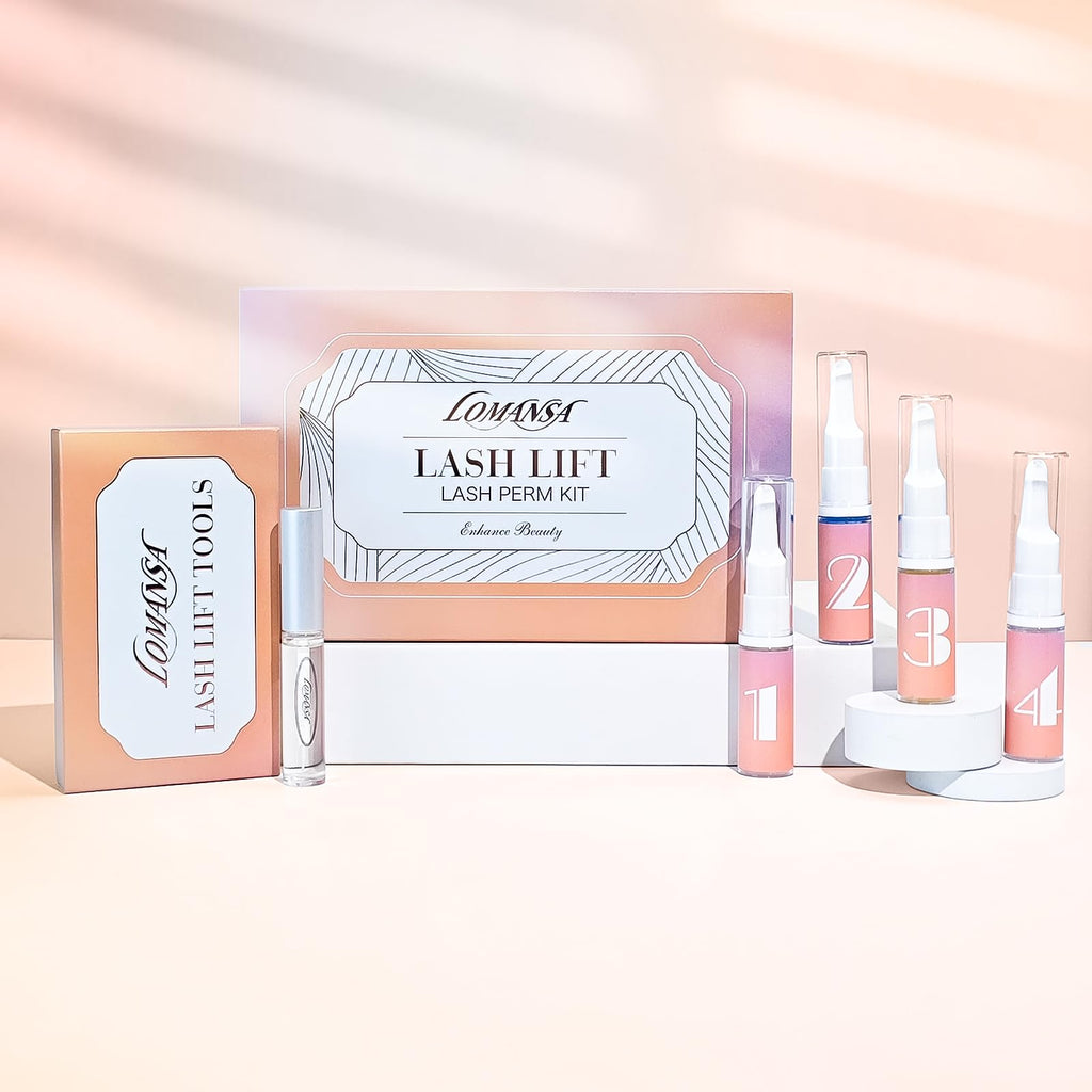 Lomansa Eyelash Lift Kit | At-Home Lash Perm with Natural Curls