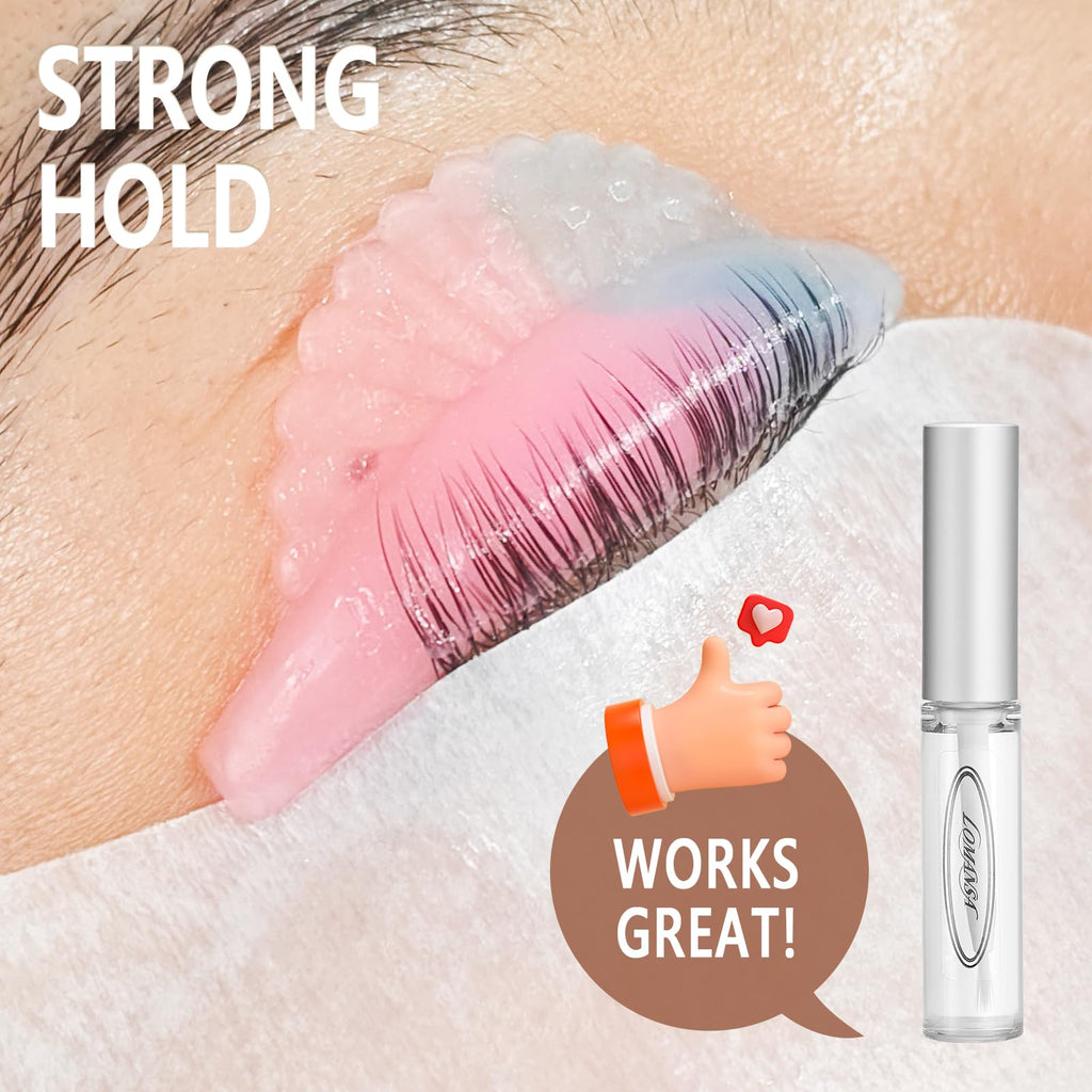 Lomansa Eyelash Lift Kit | At-Home Lash Perm with Natural Curls