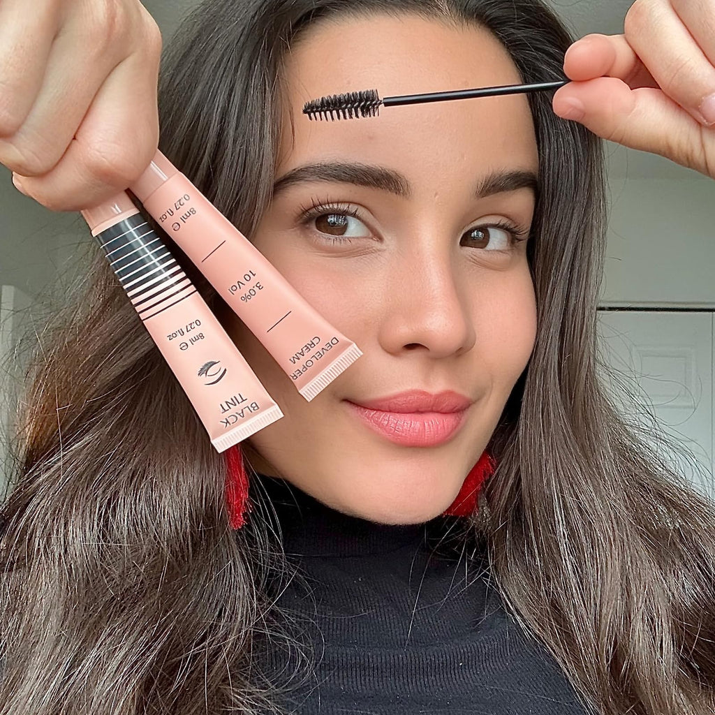 Lomansa Lash Tint Kit — Instant Lash & Brow Tint, Natural Look, Up to 4 Weeks, At-Home Salon Quality