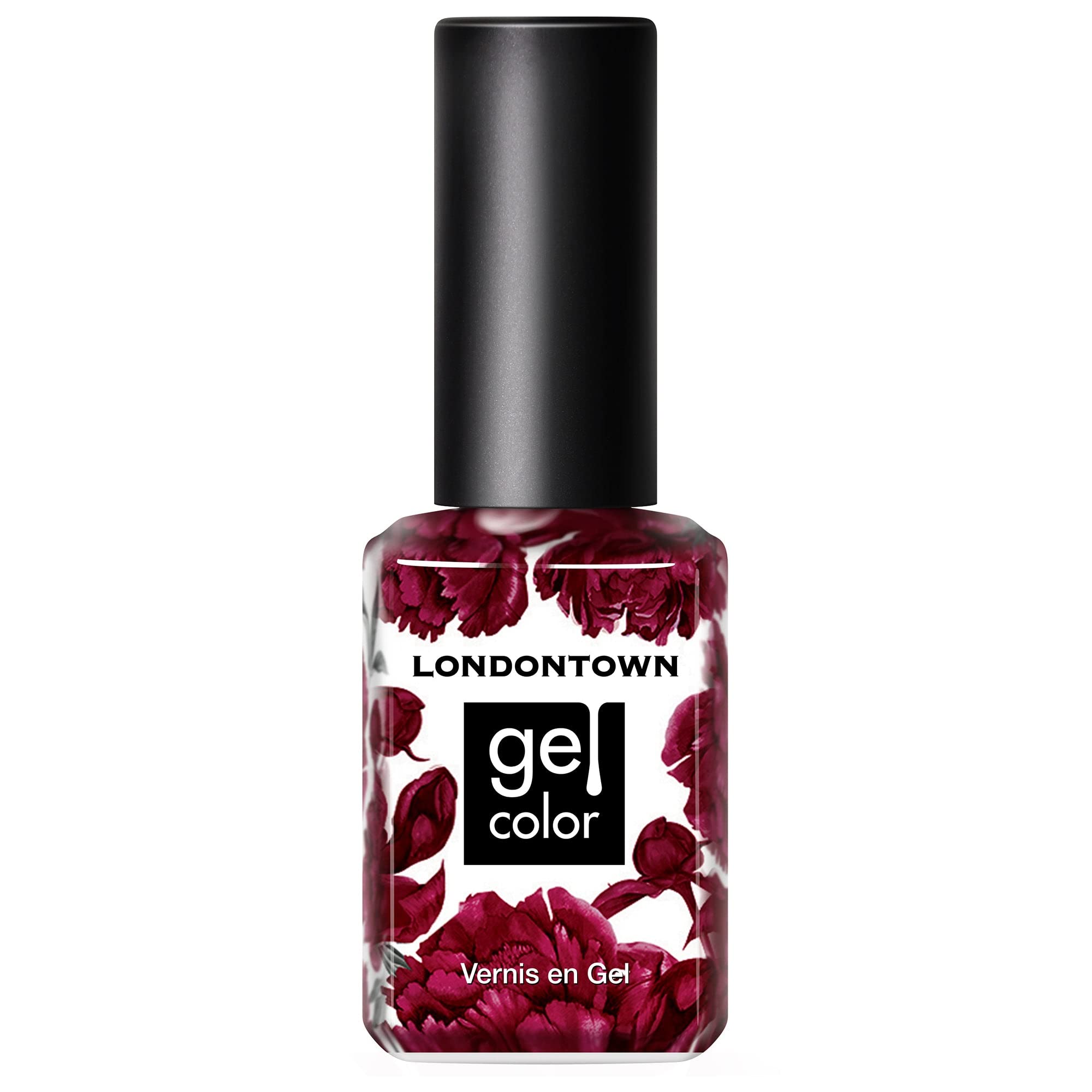 LONDONTOWN UV/LED Gel Nail Polish – Glossy Deep Purple Bell in Time, 12ml