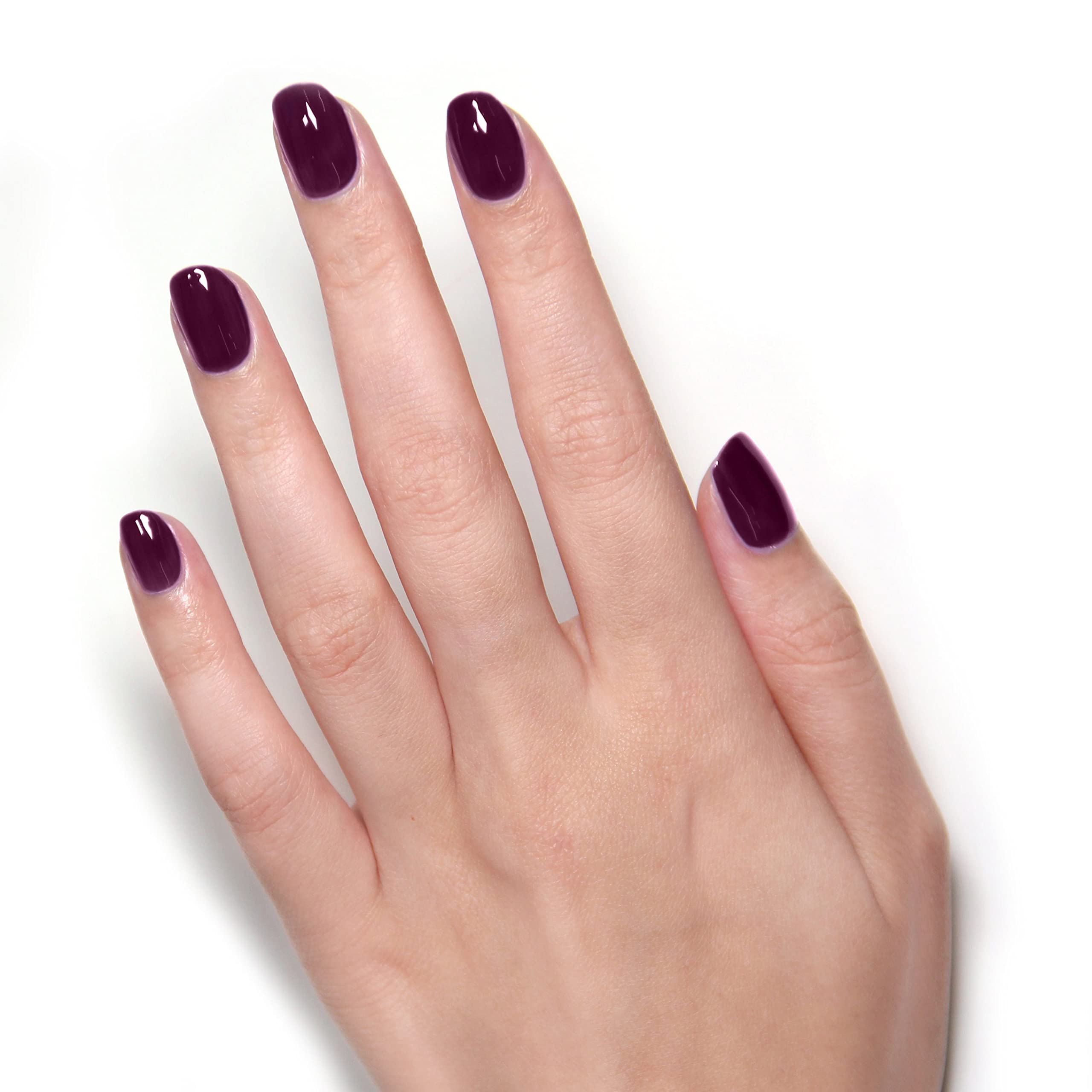 LONDONTOWN UV/LED Gel Nail Polish – Glossy Deep Purple Bell in Time, 12ml