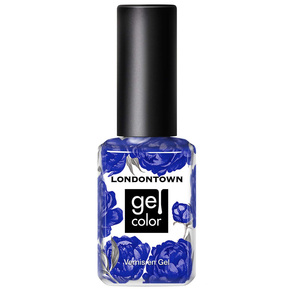 LONDONTOWN UV/LED Gel Nail Polish in Royal Blue (Cocktail Hour) – Long-Lasting, Chip-Resistant, High Shine