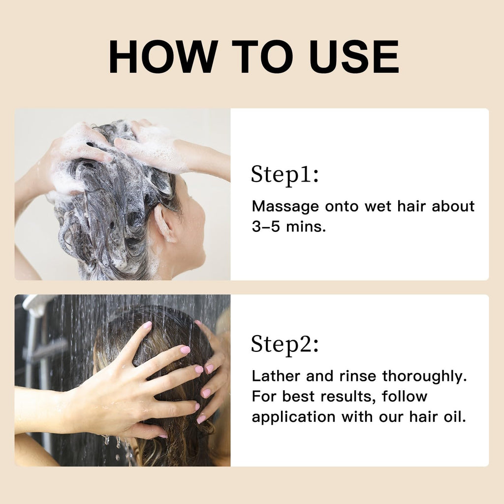 LONIVA Rosemary Hair Growth Shampoo – All-Natural Vegan Formula (16.6 oz)