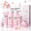 Loobexery 6-Pcs Sakura Skin Care Set – Japan Sakura Beauty Gift Kit for Women