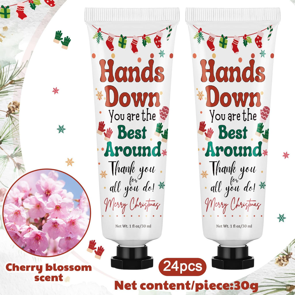 Loopeer 24 Pcs Christmas Hand Cream Gift Set – 30 ml Travel Size Stocking Stuffers