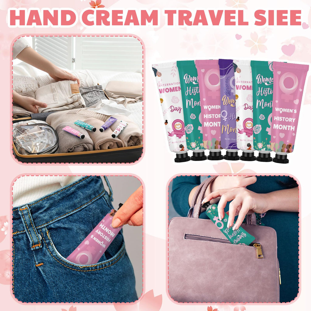 Loopeer 48-Piece Womens History Month Hand Cream Gift Set Bulk Travel-Size 30ml