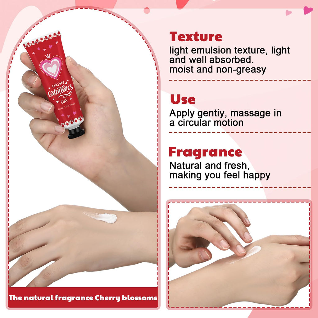 Loopeer 24 Pcs Hand Cream Gift Set – Galentine's Day & Travel-Size Moisturizing Lotion for Women Friends