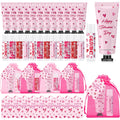 Loopeer 12-Piece Galentine's Day Hand Cream & Lip Balm Gift Set | Bulk Gifts with Cards & Organza Bags