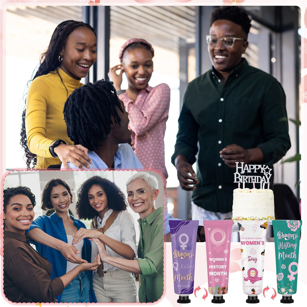 Loopeer 48-Piece Womens History Month Hand Cream Gift Set Bulk Travel-Size 30ml