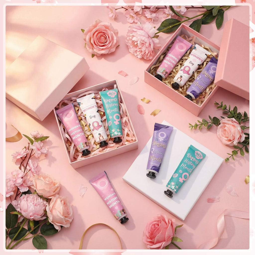 Loopeer 48-Piece Womens History Month Hand Cream Gift Set Bulk Travel-Size 30ml