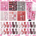 Loopeer 24-Set Valentine's Day Hand Cream & Lip Balm Bulk Gifts — Galentine's Day & Wedding Favors (30 ml)