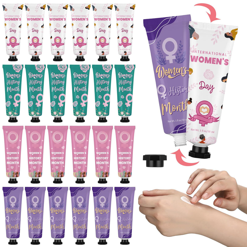 Loopeer 48-Piece Womens History Month Hand Cream Gift Set Bulk Travel-Size 30ml
