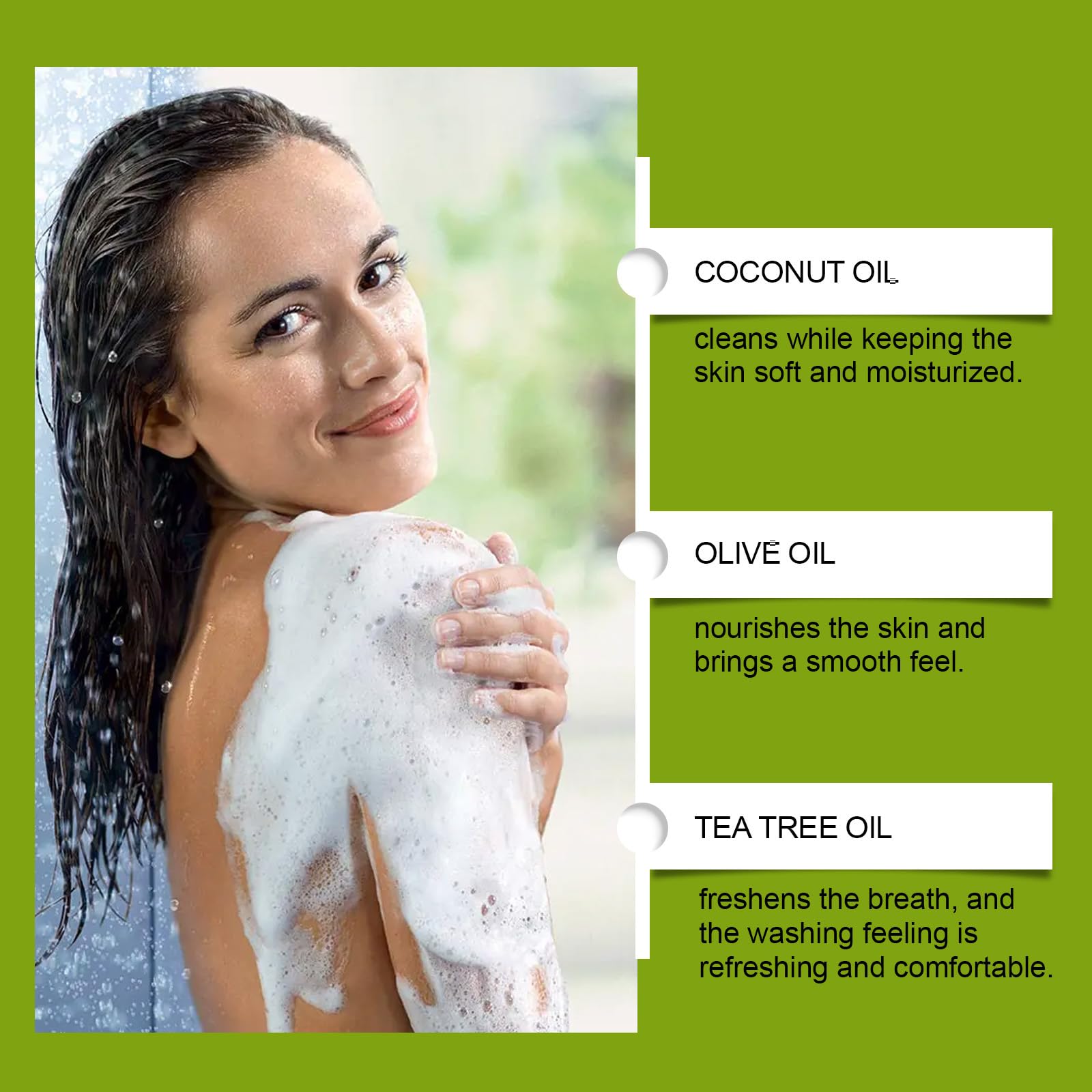 Loravey Antifungal Relief Soap Bar – Tea Tree & Green Tea, 100g