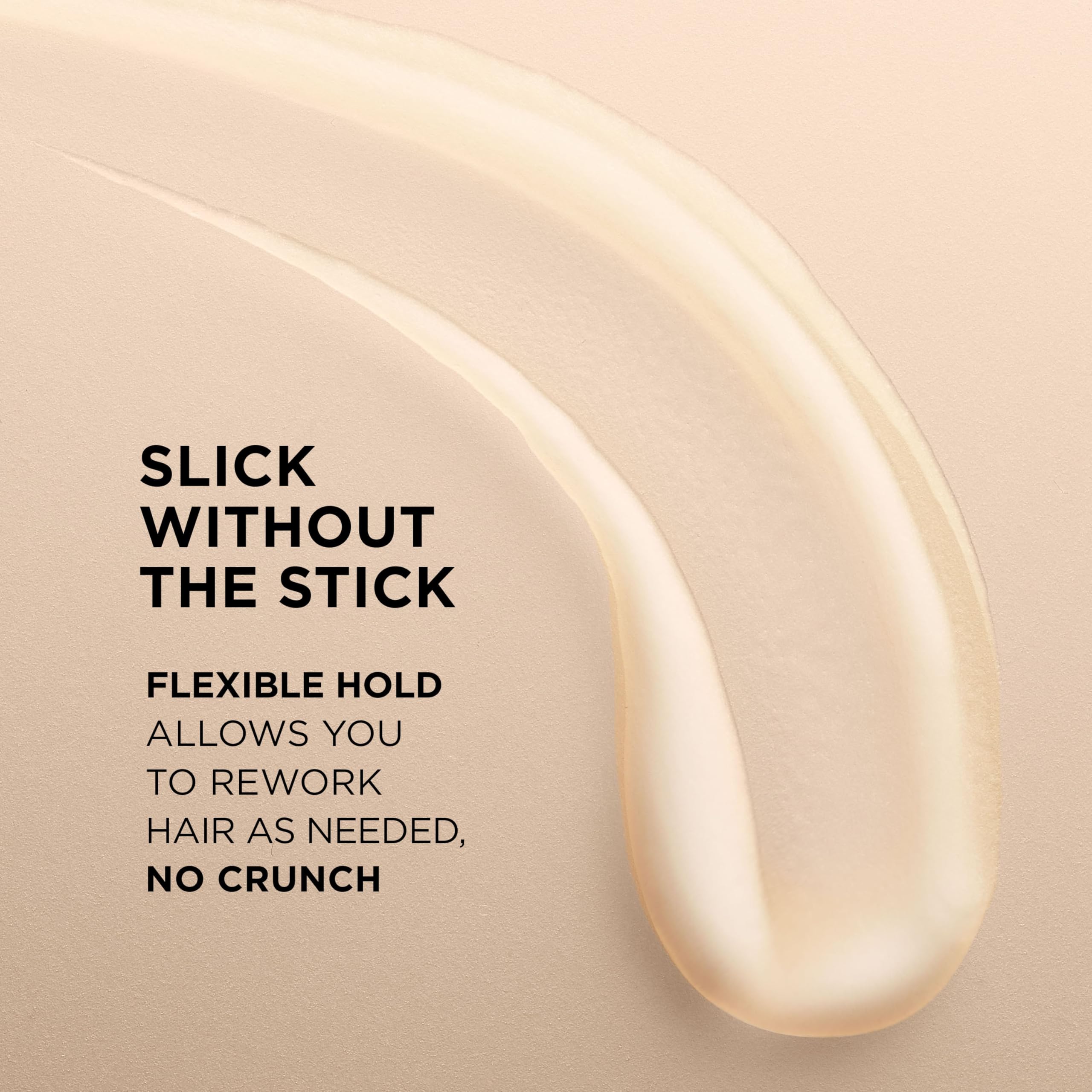 L'Oreal Paris Elnett Slick Back Styling Cream – 24HR Brushable Hold, Frizz Control & Shine