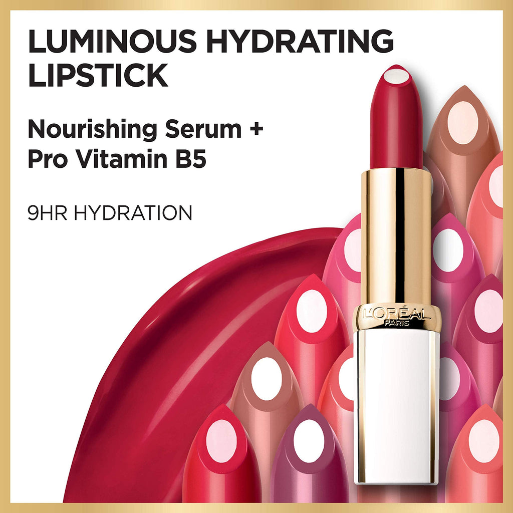 L’Oréal Paris Age Perfect Luminous Hydrating Lipstick Sublime Red – 0.13 oz