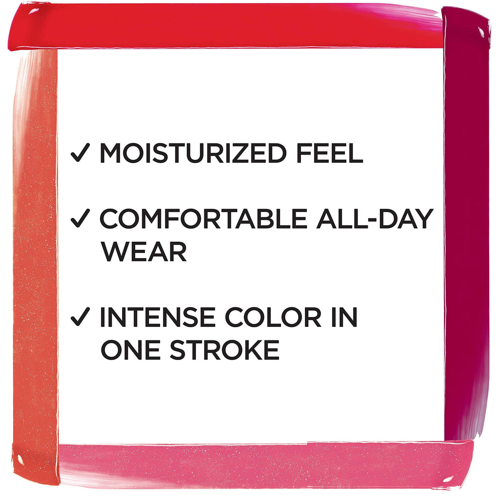 L'Oreal Paris Brilliant Signature Shiny Lip Stain Lipstick – Be Outstanding, 0.21 Fl Oz