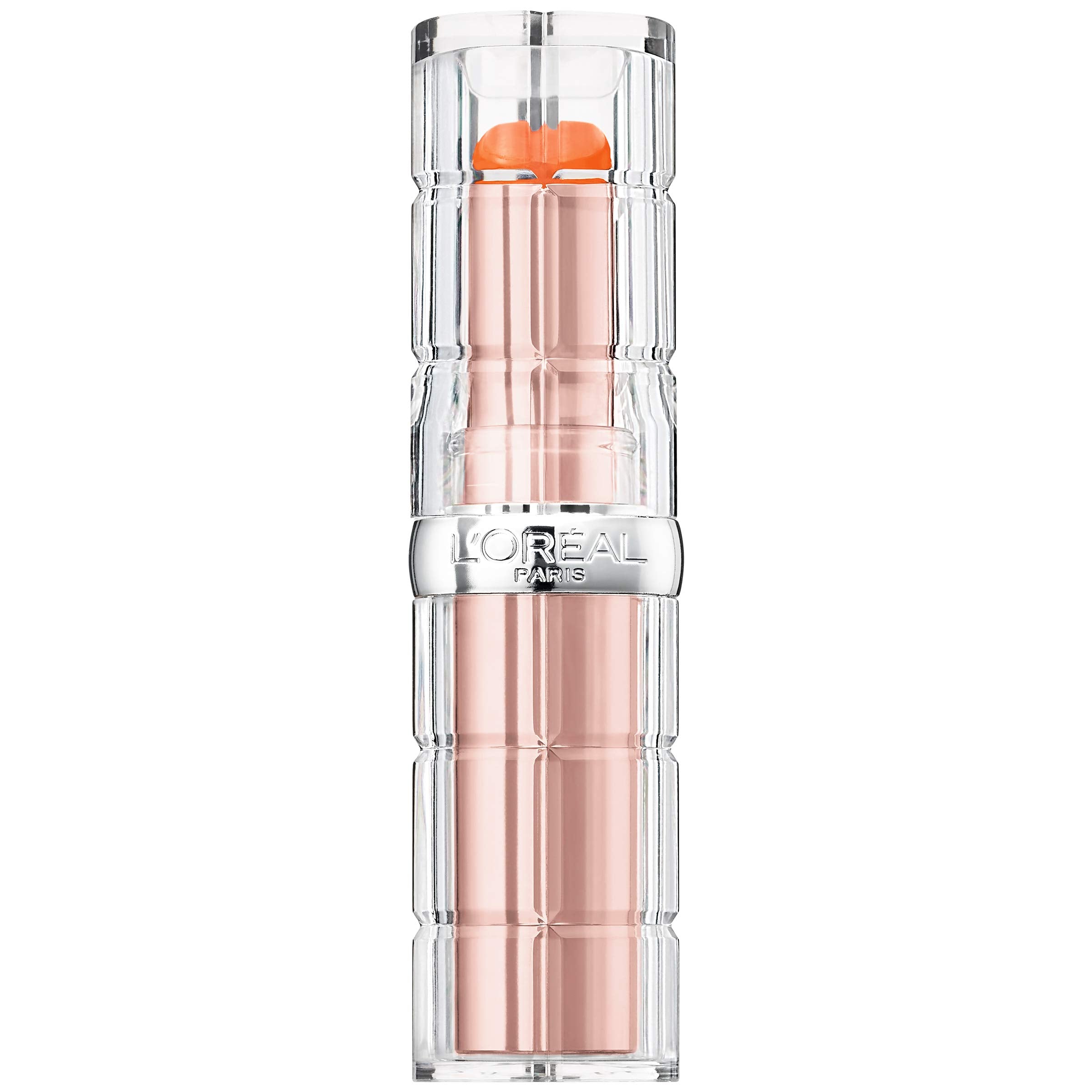 L'Oréal Paris Colour Riche Plump and Shine Lipstick – Nectarine Plump, Glossy Finish, All-Day Moisture