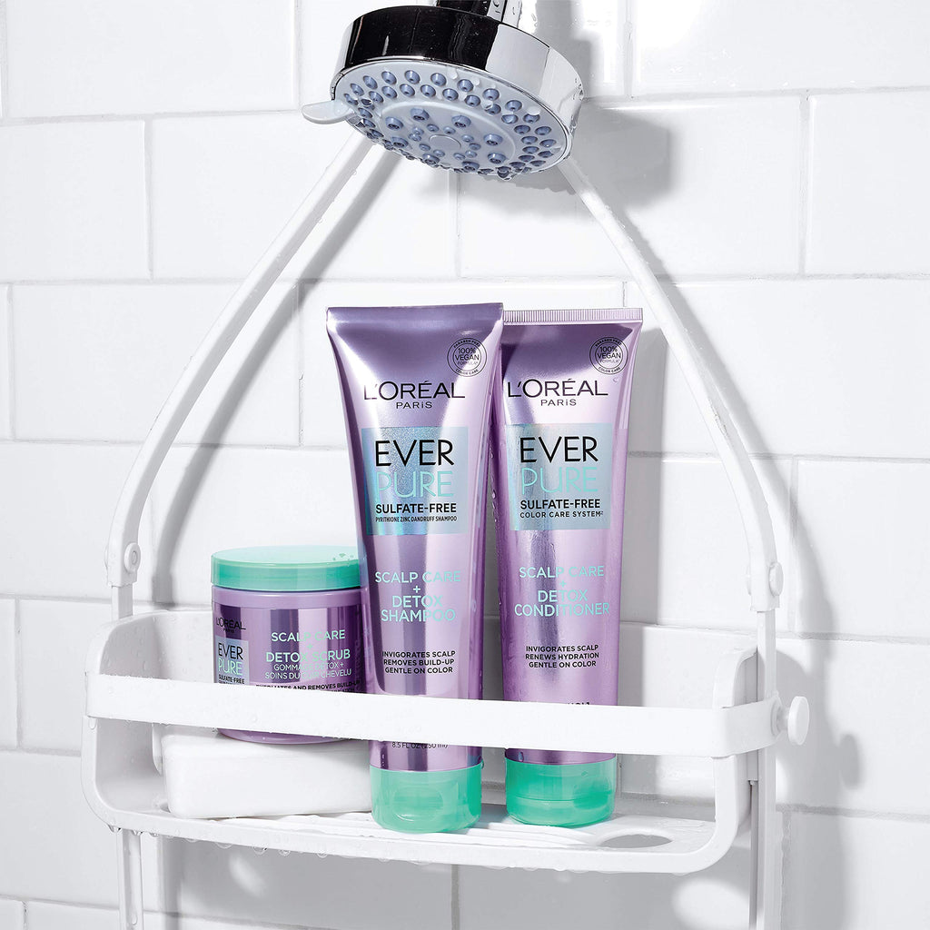 L'Oreal Paris EverPure Scalp Care + Detox Sulfate-Free Conditioner for Color-Treated Hair