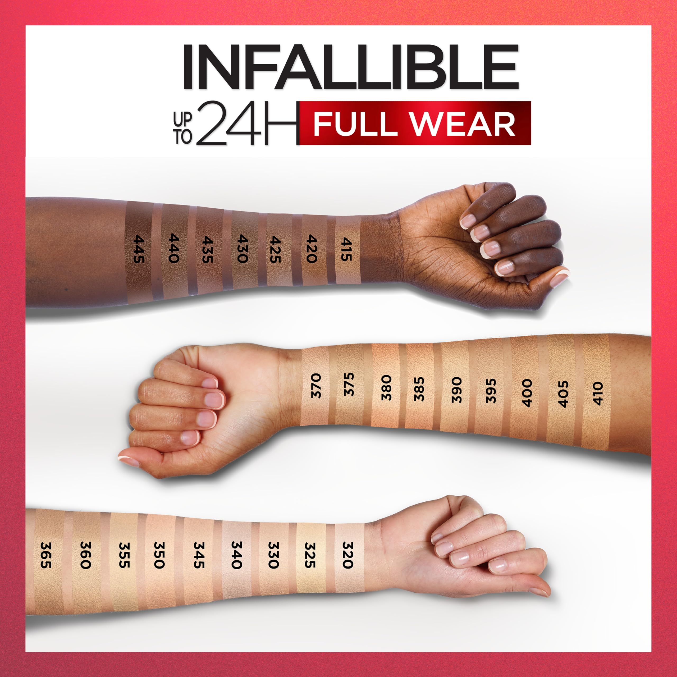 L'Oreal Paris Infallible Full Wear Waterproof Matte Concealer – Full Coverage, Bisque