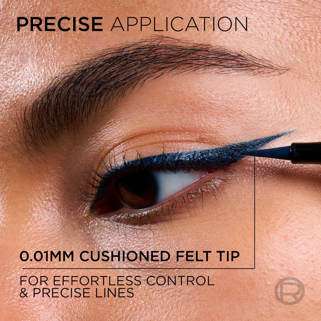 L'Oreal Paris Haute Precision Waterproof Liquid Eyeliner – 030 Blue Suede (28HR Wear)