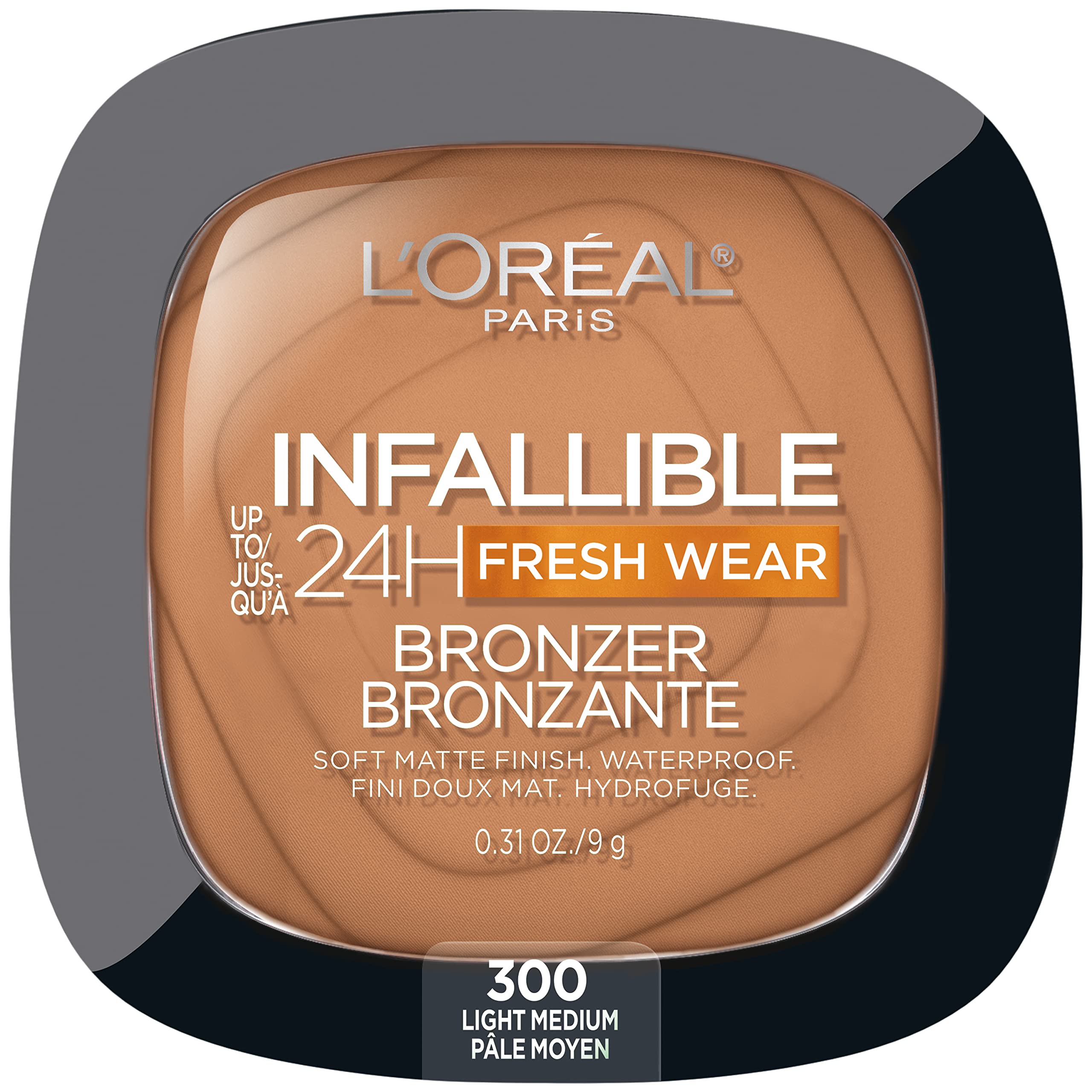 L'Oreal Paris Infallible Up to 24H Fresh Wear Soft Matte Bronzer – Waterproof Longwear